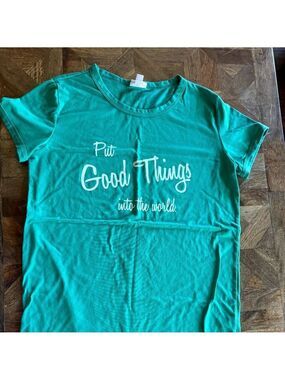 LLR "Put good things into the world" LIV t-shirt